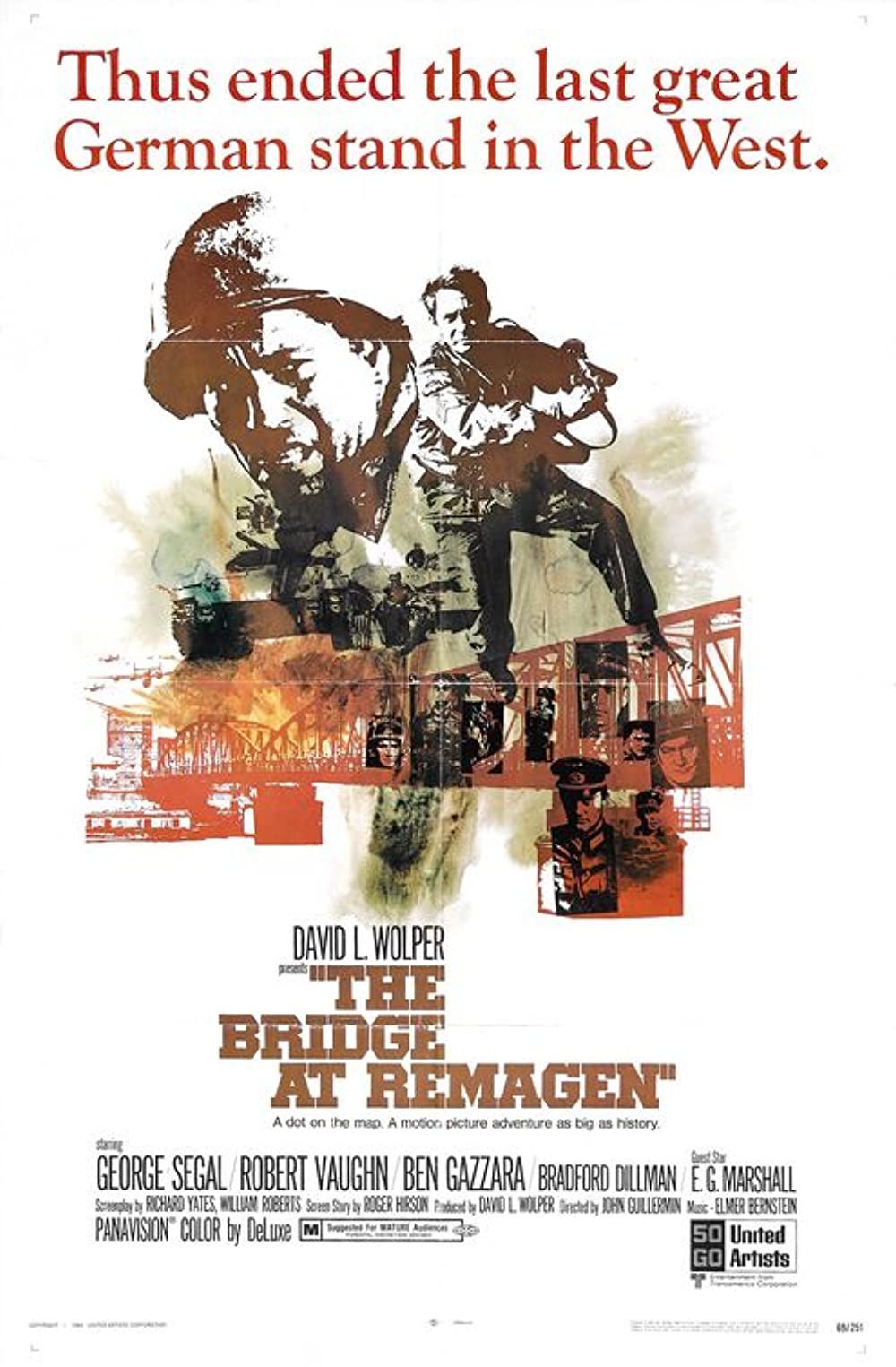 The Bridge At Remagen poster