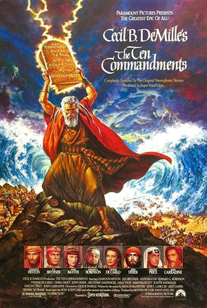 The Ten Commandments poster