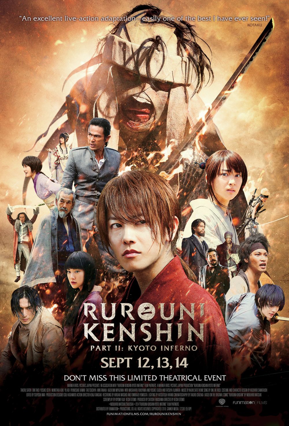 Rurouni Kenshin Part II Kyoto Inferno poster