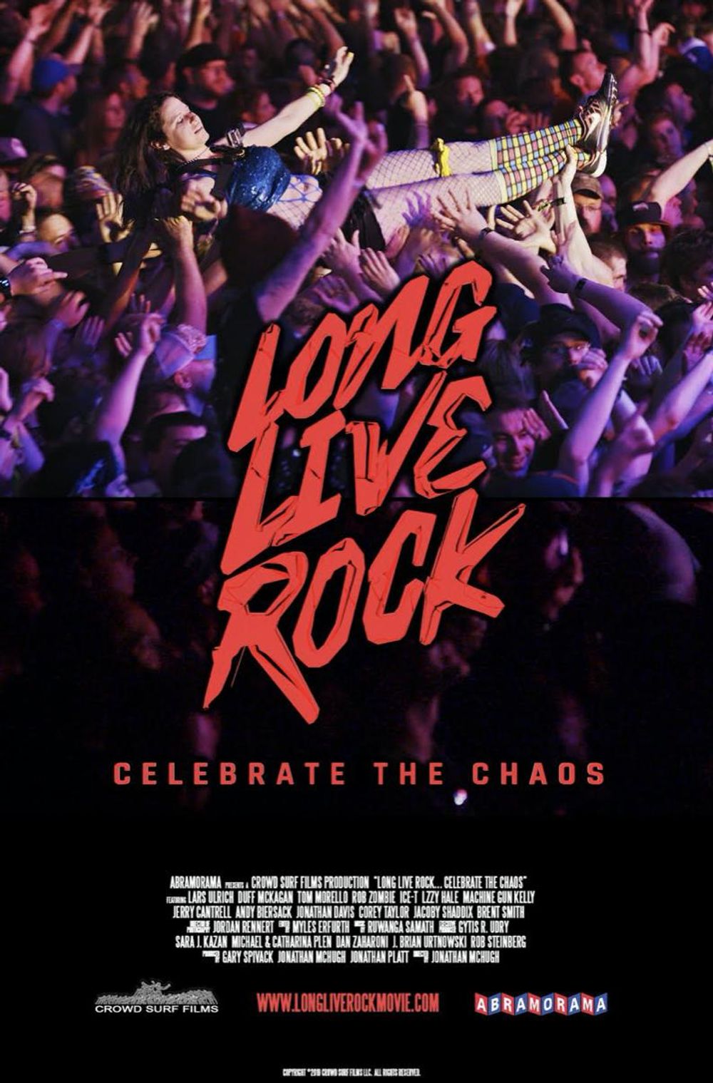 Long Live Rock Celebrate the Chaos poster