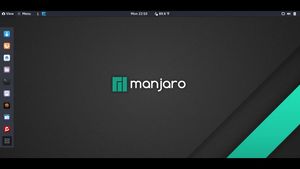 Manjaro gnome poster