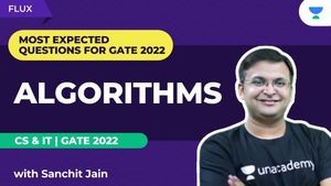 Unacademy - Complete Course on Algorithms for GATE poster