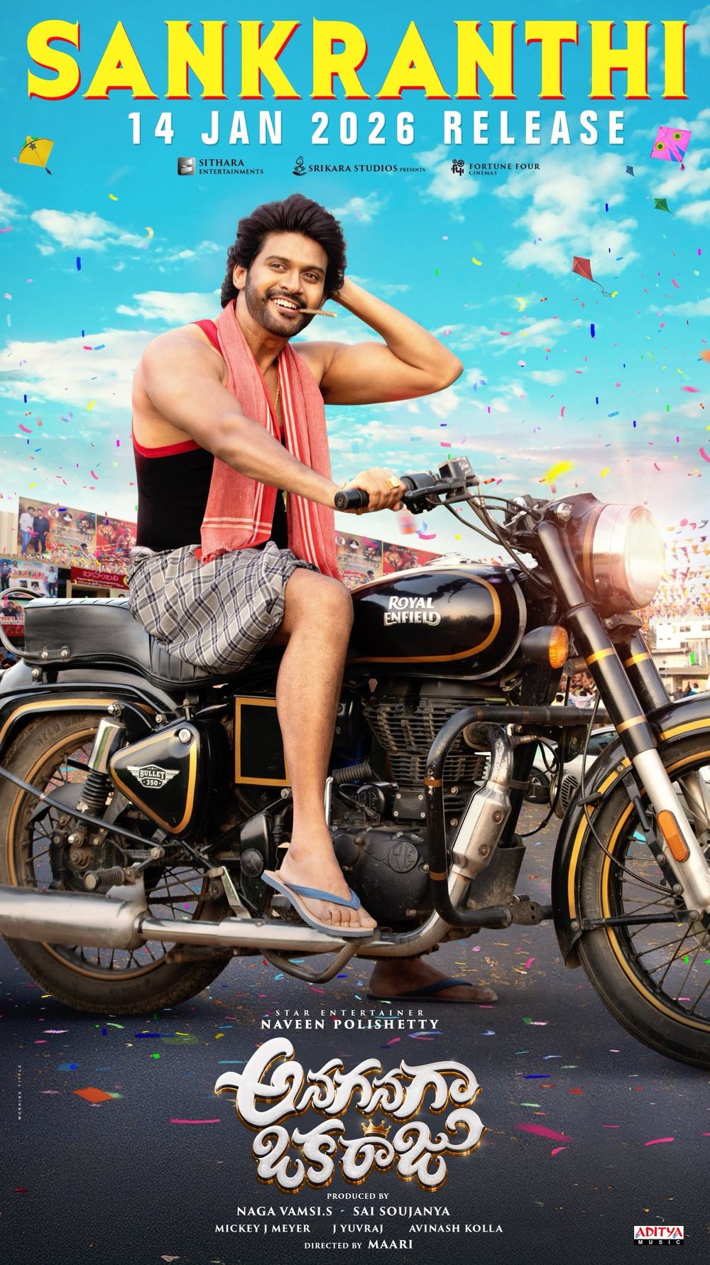 Anaganaga Oka Raju poster