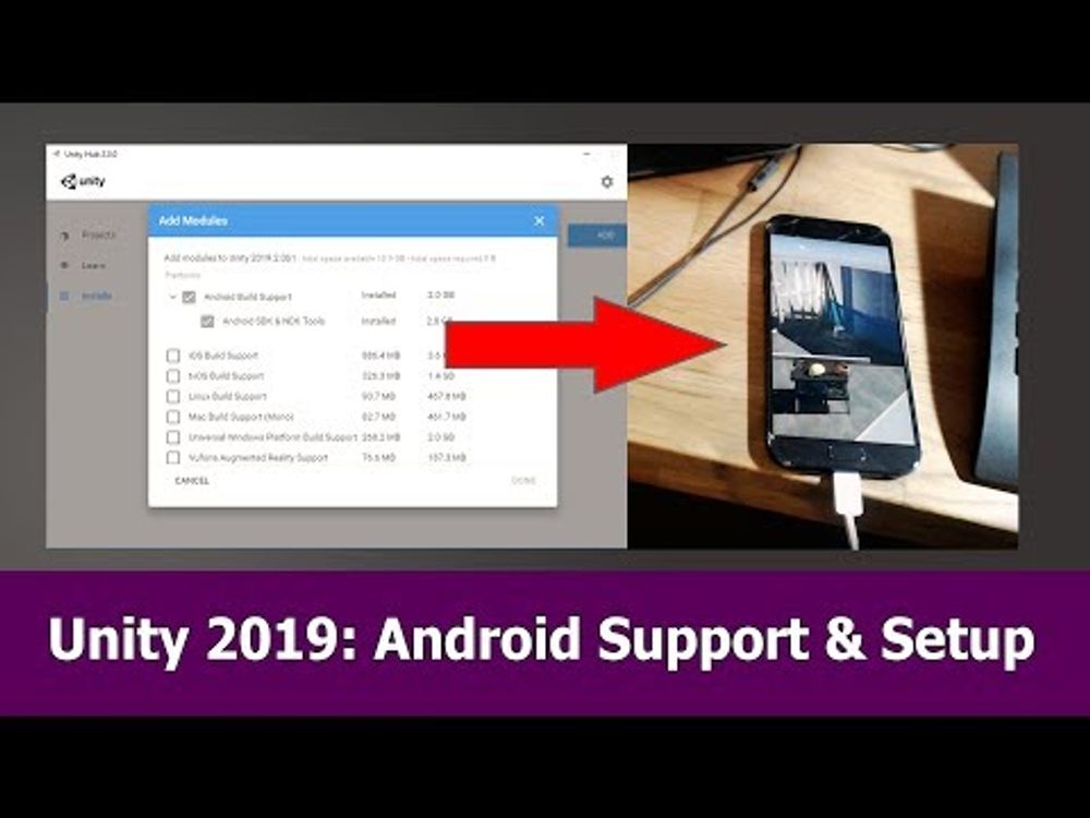 UnitySetup Android Support for Editor poster