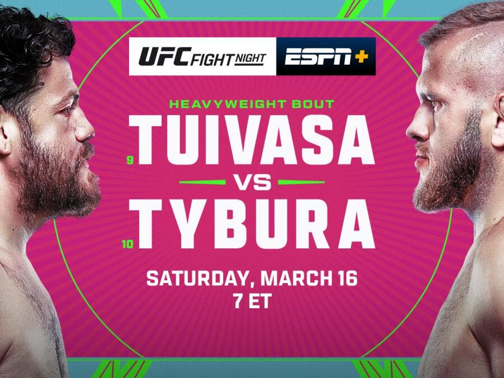 UFC Fight Night 239 Tuivasa vs Tybura poster