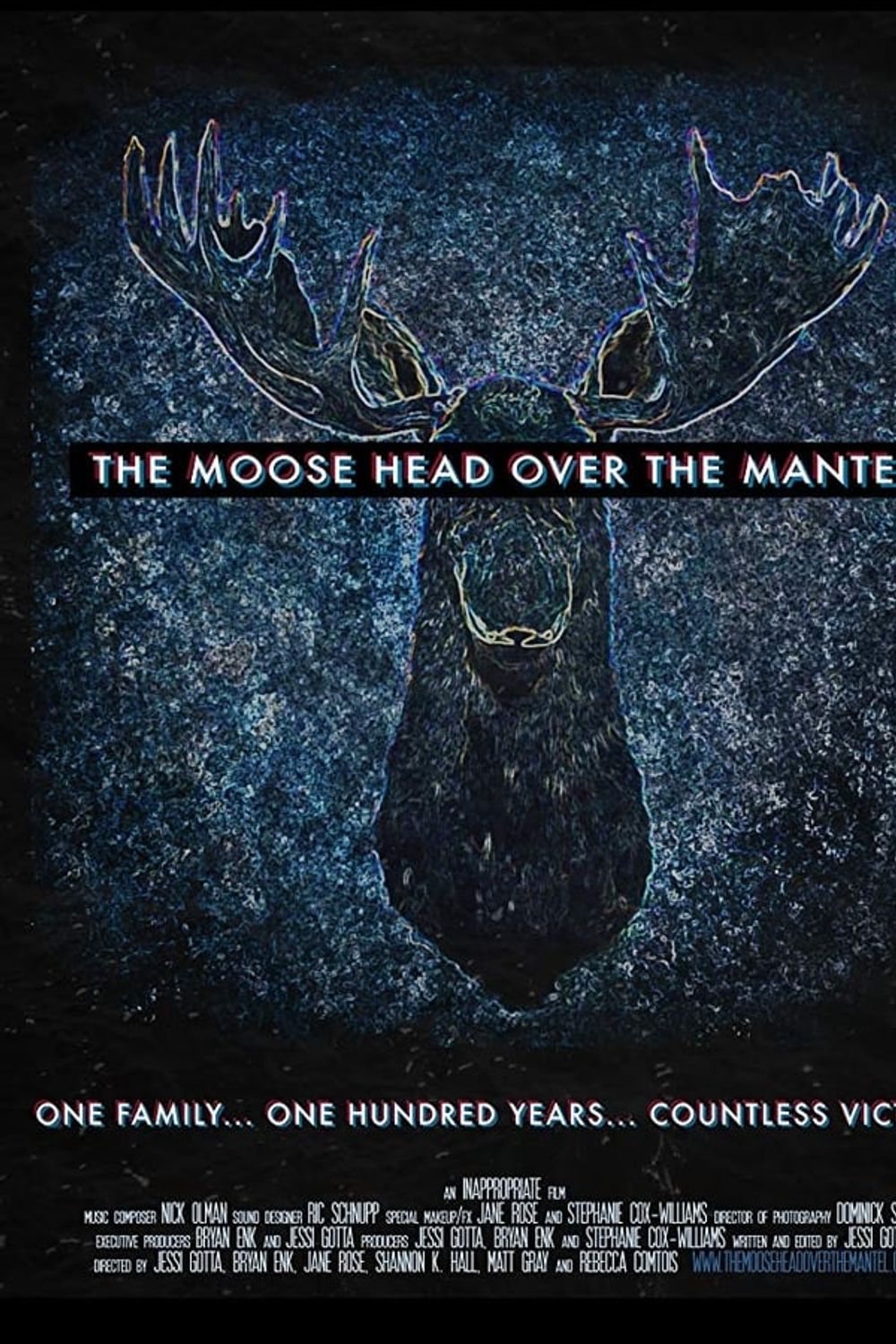 The Moose Head Over the Mantel poster