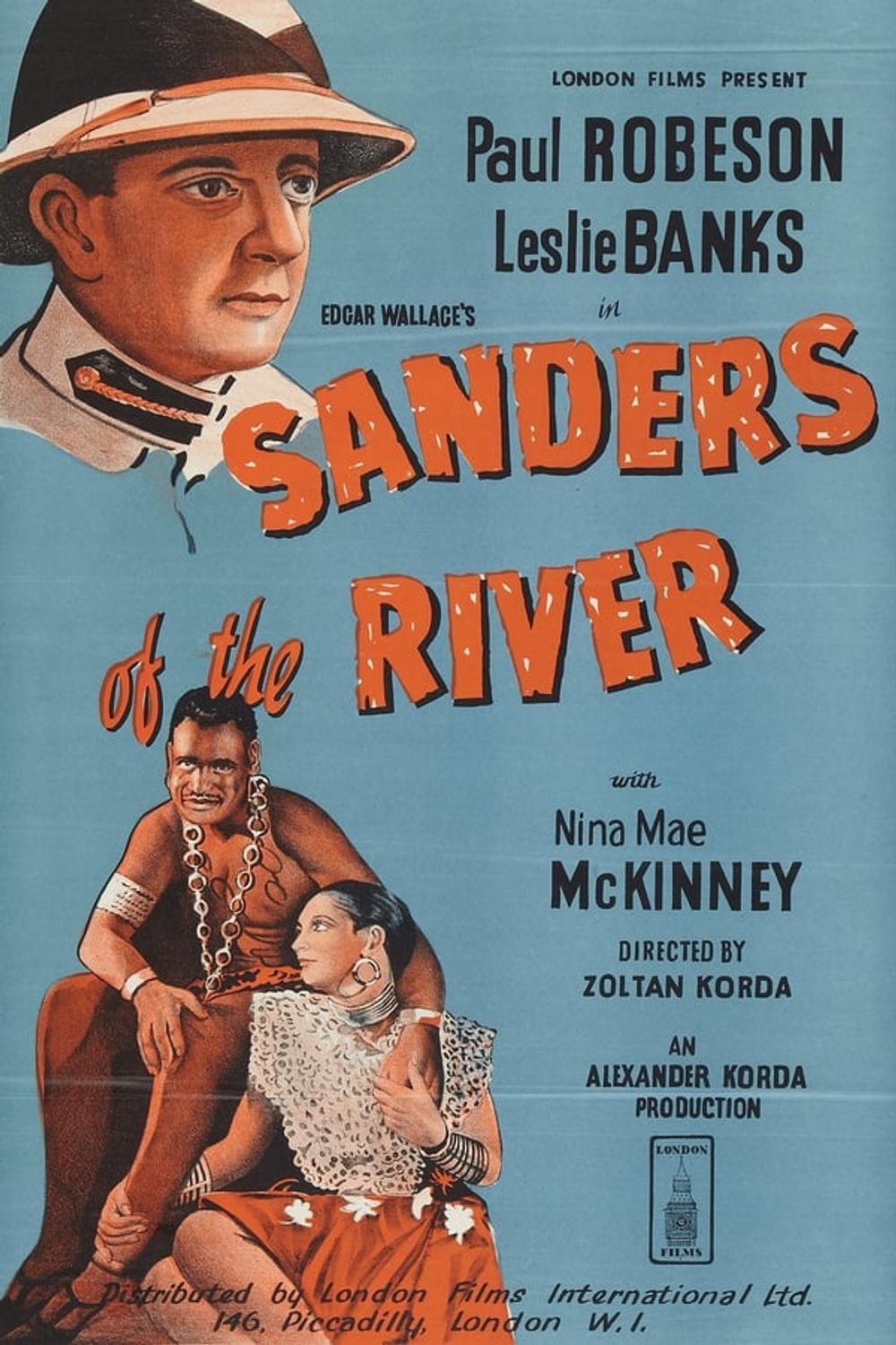 Sanders of the River poster