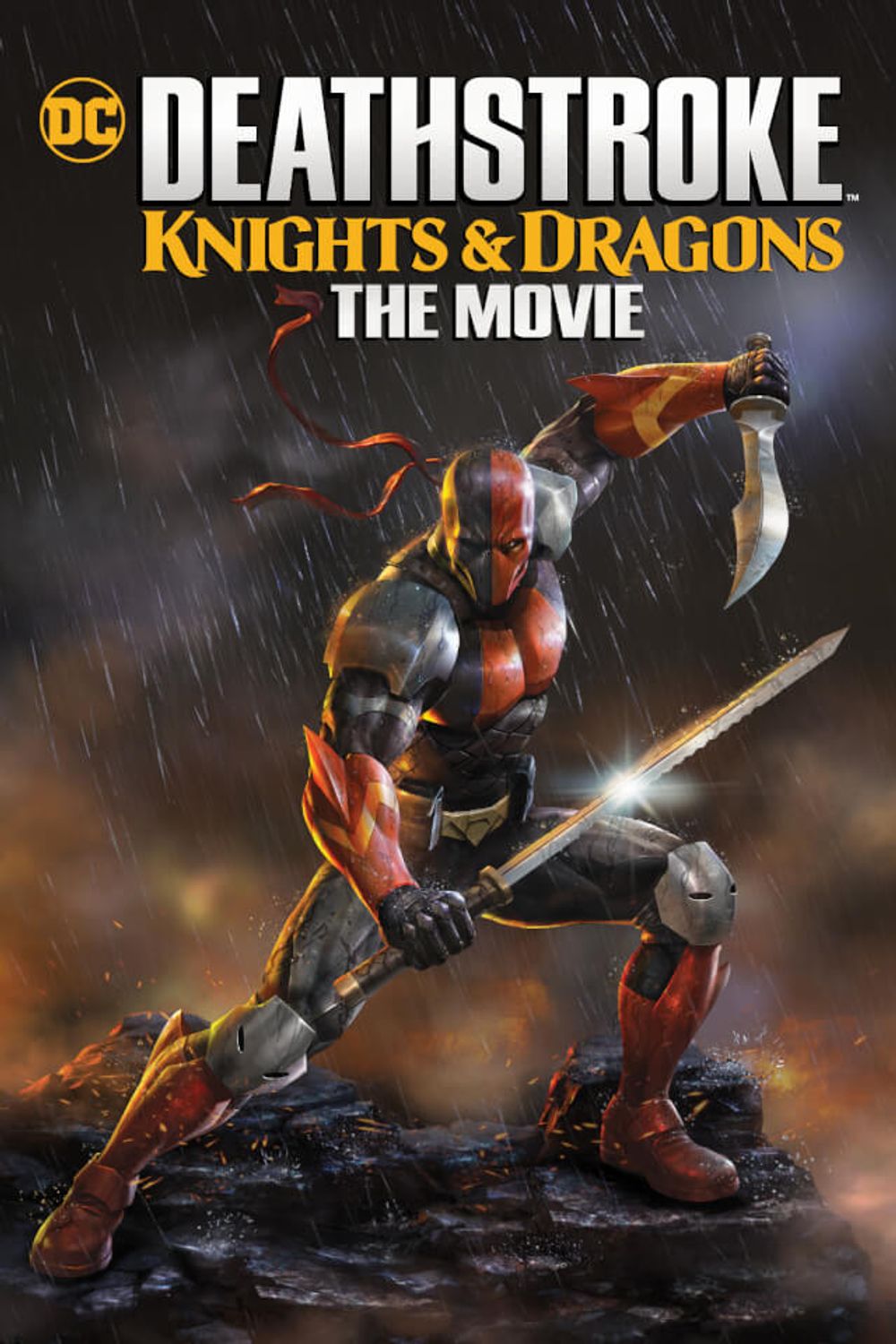 Deathstroke Knights Dragons poster