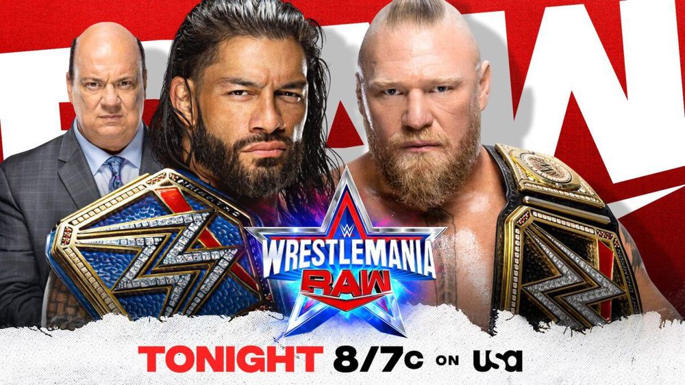 WWE WrestleMania Raw poster