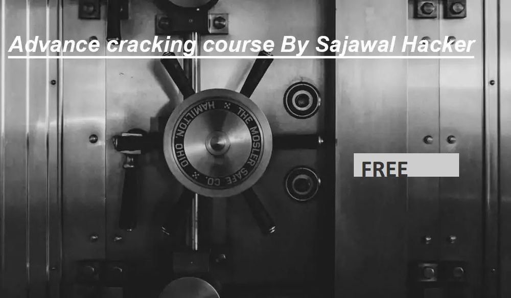 Advance Cracking Course By Sajawal Hacker poster