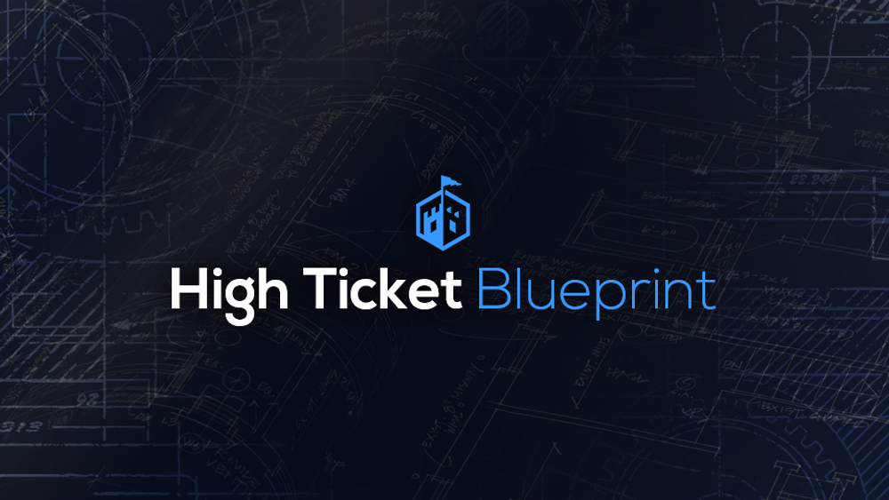 Nate Hurst - High Ticket Blueprint poster