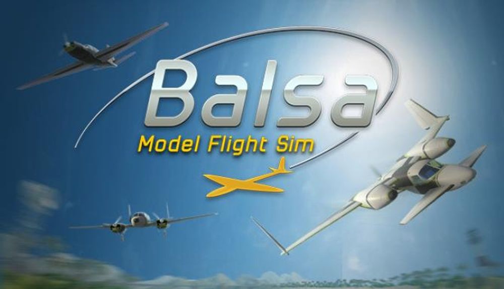 Balsa Model Flight Simulator & poster