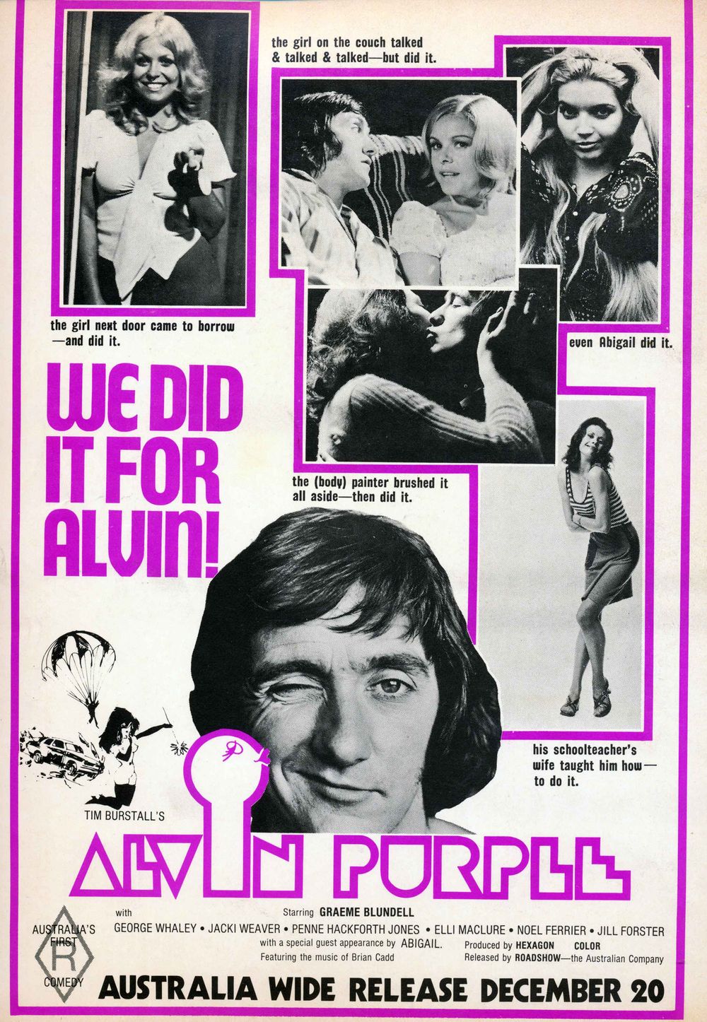 Alvin Purple poster
