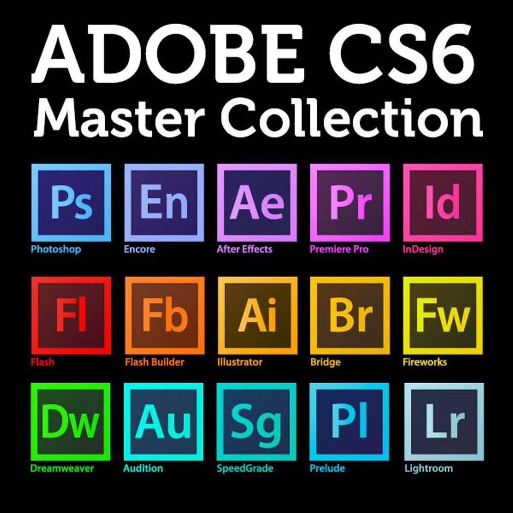 Adobe Master Collection CS6 poster