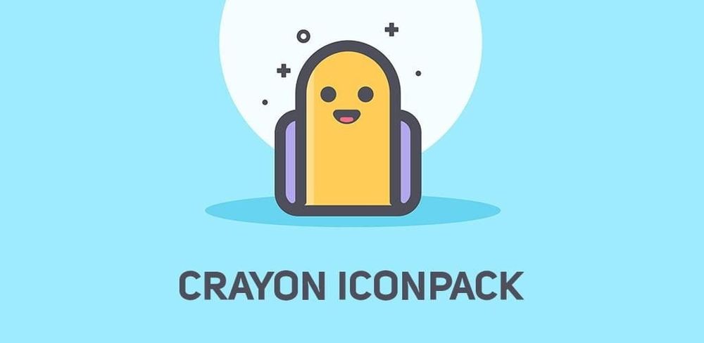 Crayon Icon Pack poster