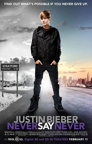 Justin Bieber - Never Say Never poster