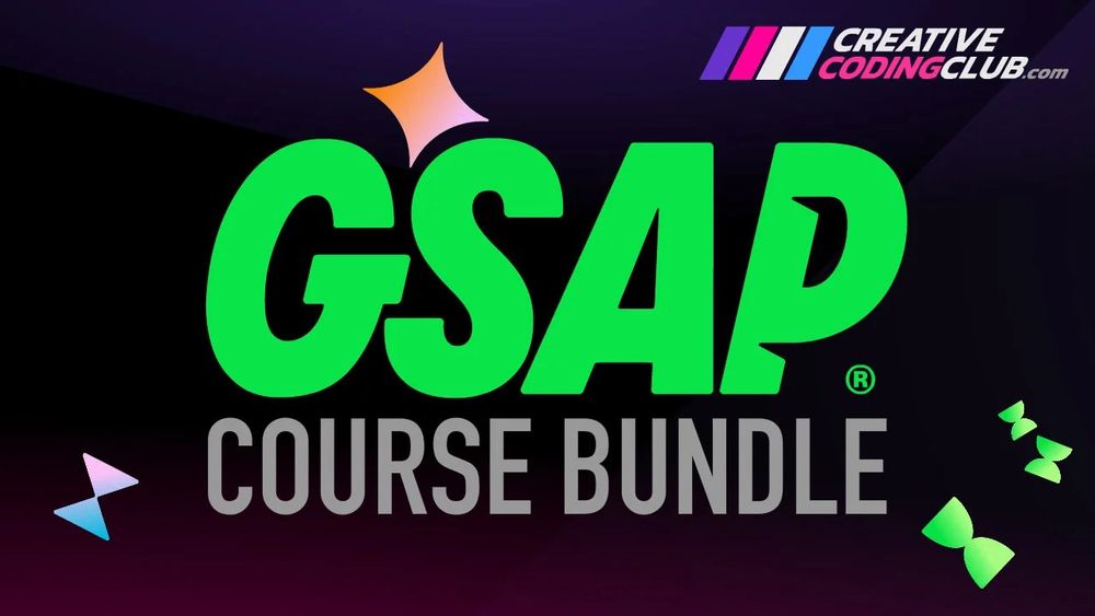 Creative Coding Club - Learn GSAP poster