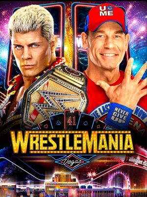 WWE Wrestlemania 41 Night 2 poster