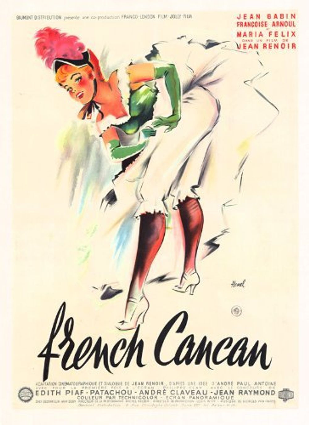French Cancan poster