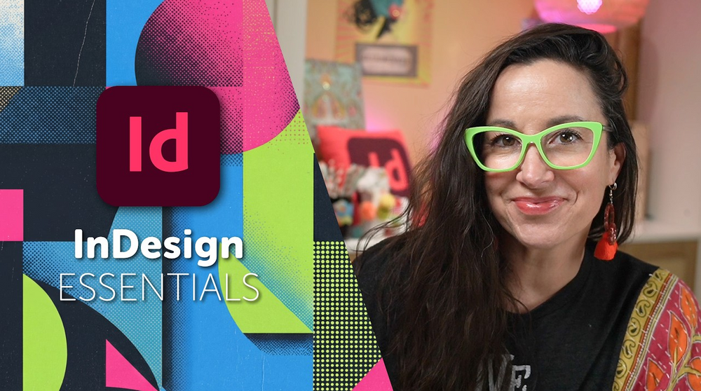 Adobe InDesign CC - Essentials Training Course poster