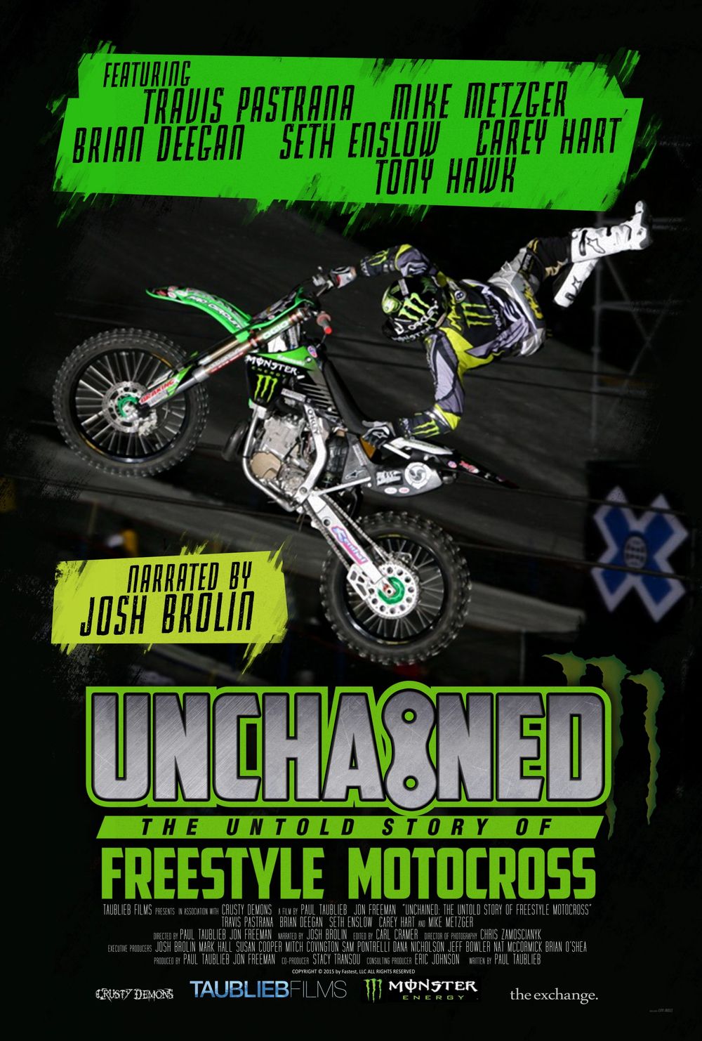 Unchained The Untold Story of Freestyle Motocross poster