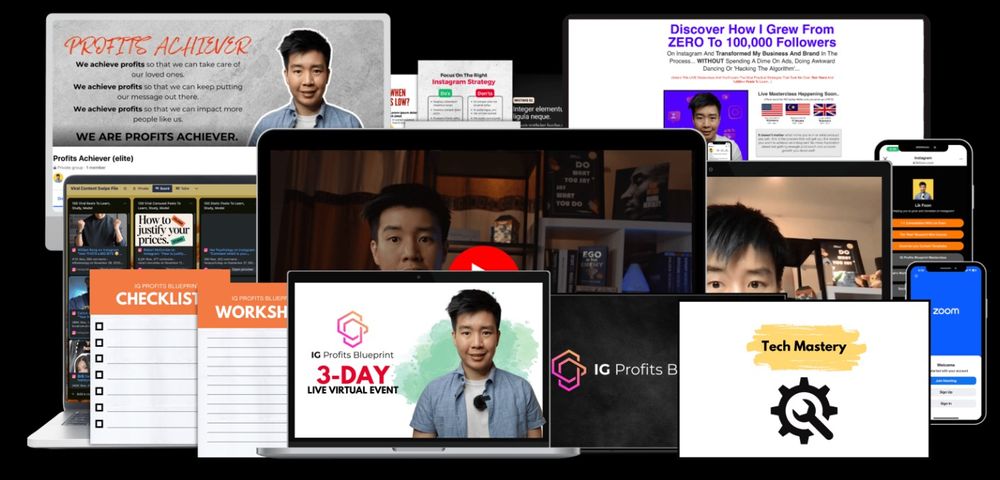 IG Profits Blueprint Masterclass by Lik Foon poster