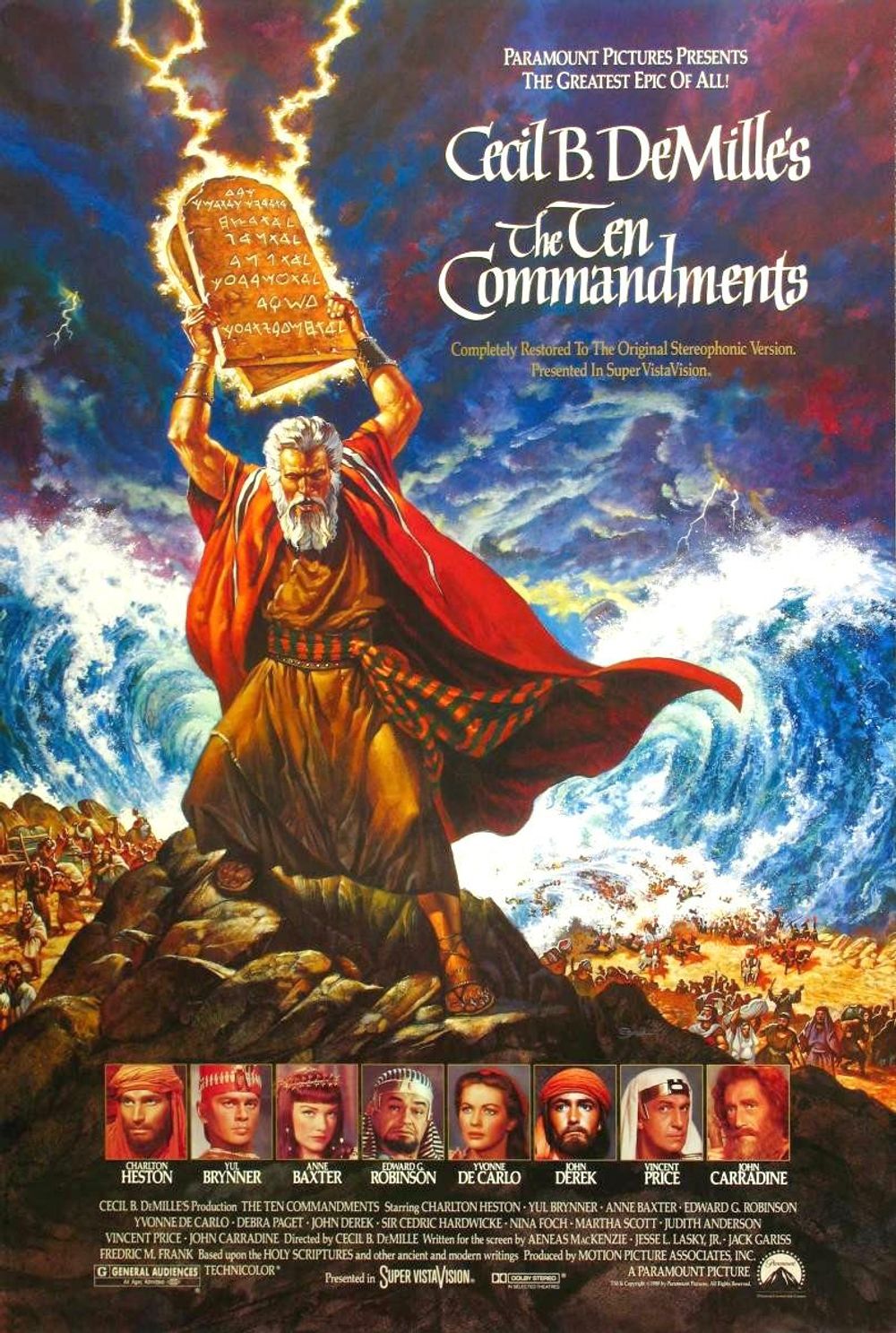The Ten Commandments poster