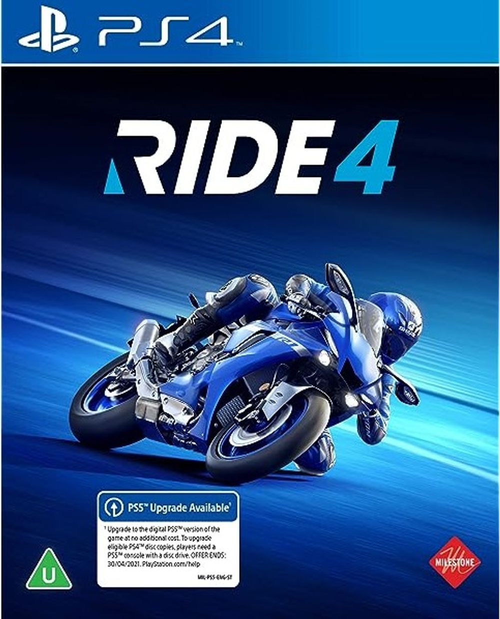 RIDE 4 (PS4) poster