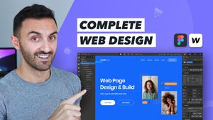 Udemy - Complete Web Design - from Figma to Webflow to Freelancing poster