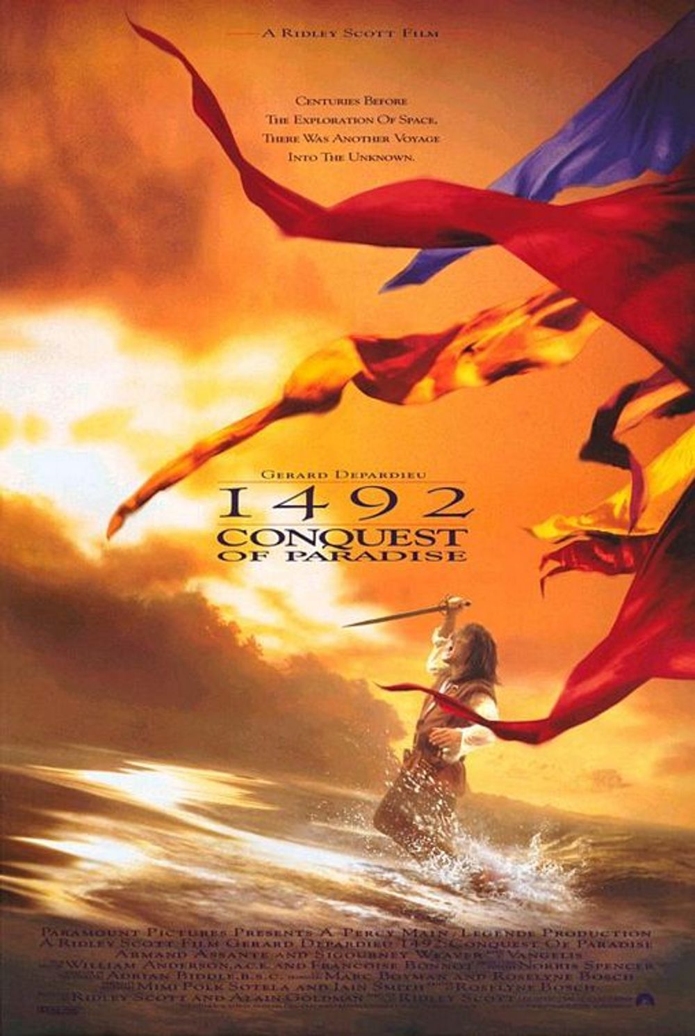 Conquest Of Paradise poster
