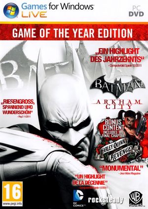Batman - Arkham City -  Game of The Year Edition [FitGirl Repack] poster