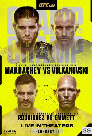 UFC 284 poster