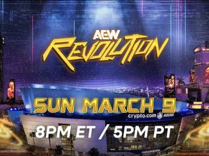 AEW Revolution 2025 poster