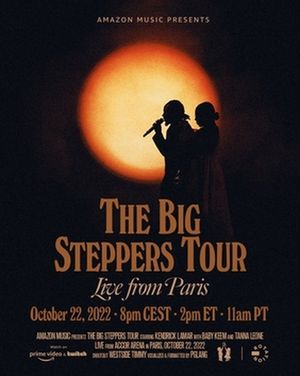 The Big Steppers Tour Live from Paris poster