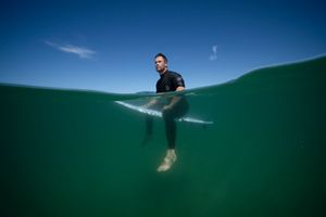 Shark Beach with Chris Hemsworth poster