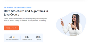 Coding Ninjas - Data Structures and Algorithms In Java Course poster