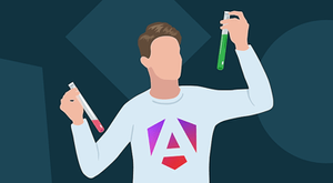 Decodedfrontend - Conscious Angular Testing poster
