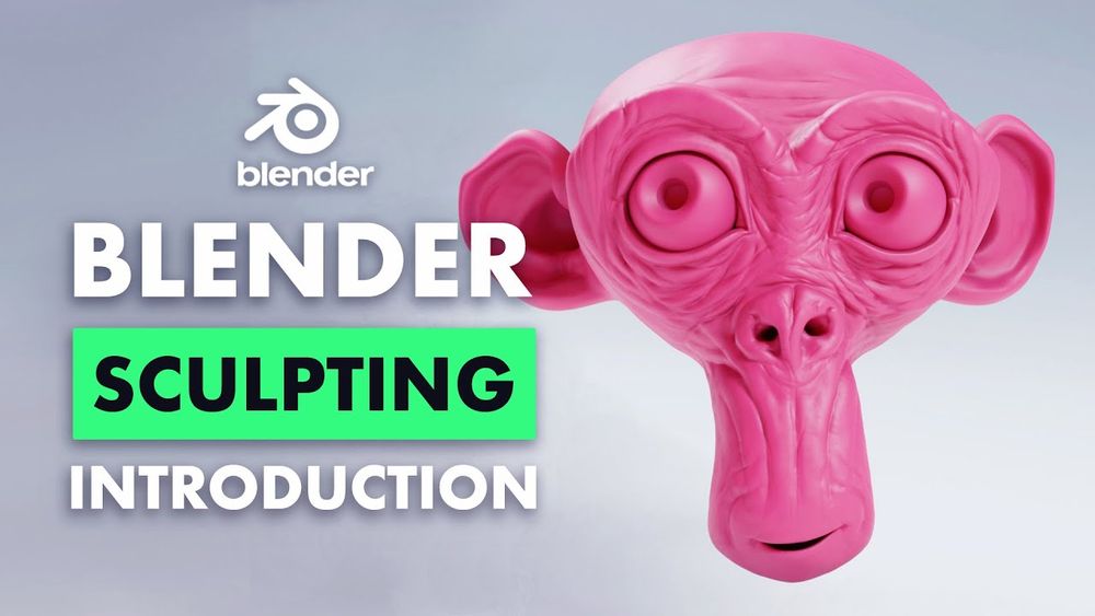 FlippedNormals - Introduction to Sculpting in Blender poster