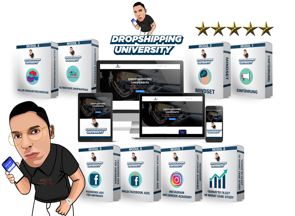 Manjeet - Dropshipping University poster
