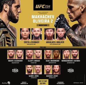 UFC 294 Prelims poster