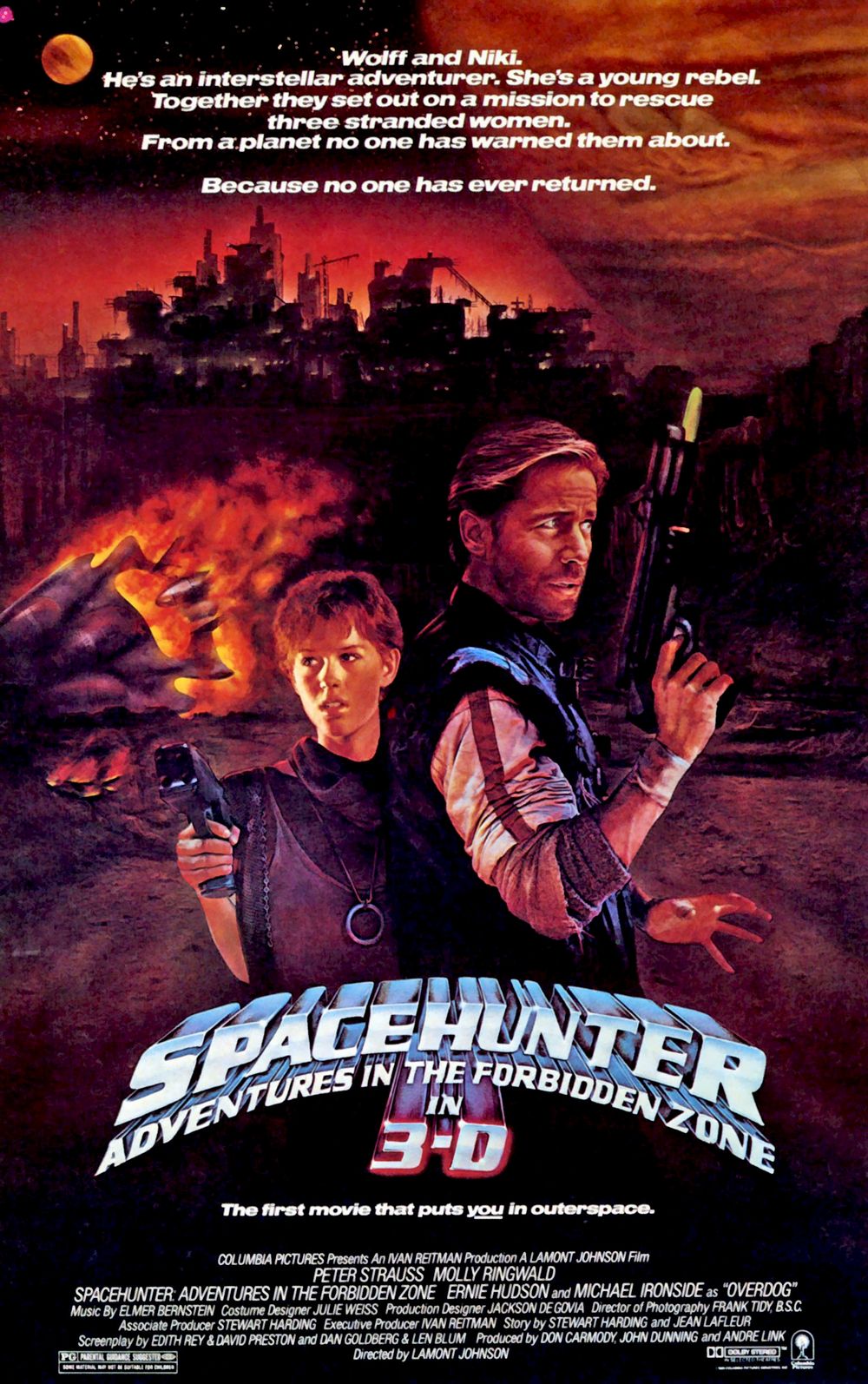 Spacehunter Adventures in the Forbidden Zone poster
