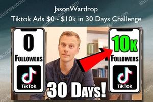 Tiktok Ads $0 - $10k in 30 Days Challenge poster