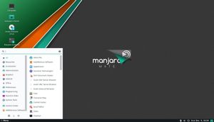 Manjaro Gnome poster