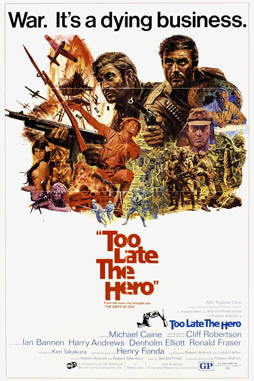 Too Late The Hero poster