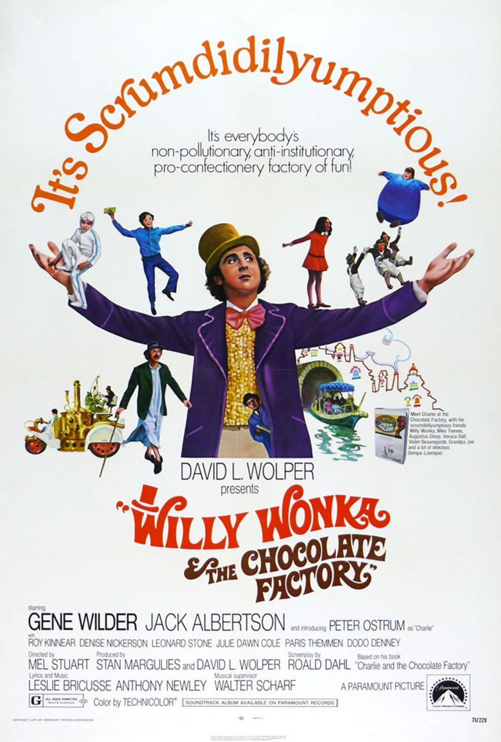 Willy Wonka and the Chocolate Factory poster
