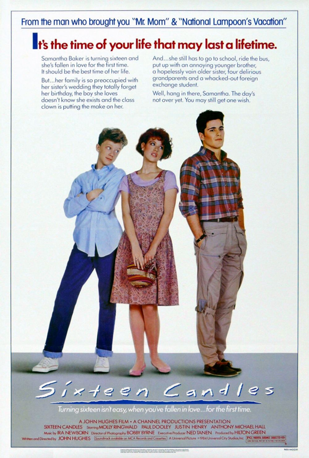 Sixteen Candles poster