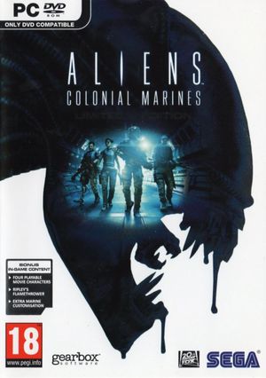 Aliens Colonial Marines poster