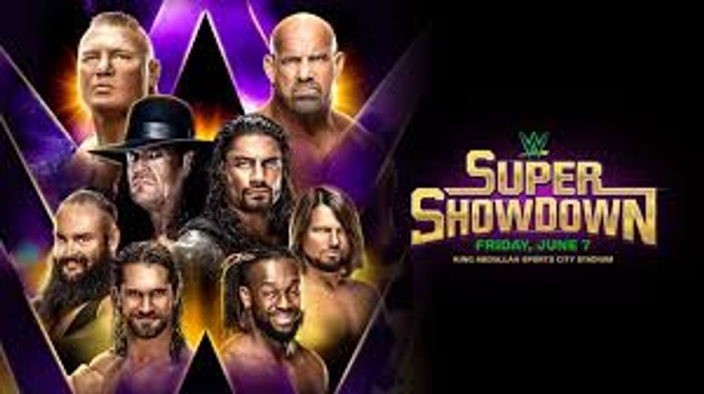 WWE Super ShowDown poster