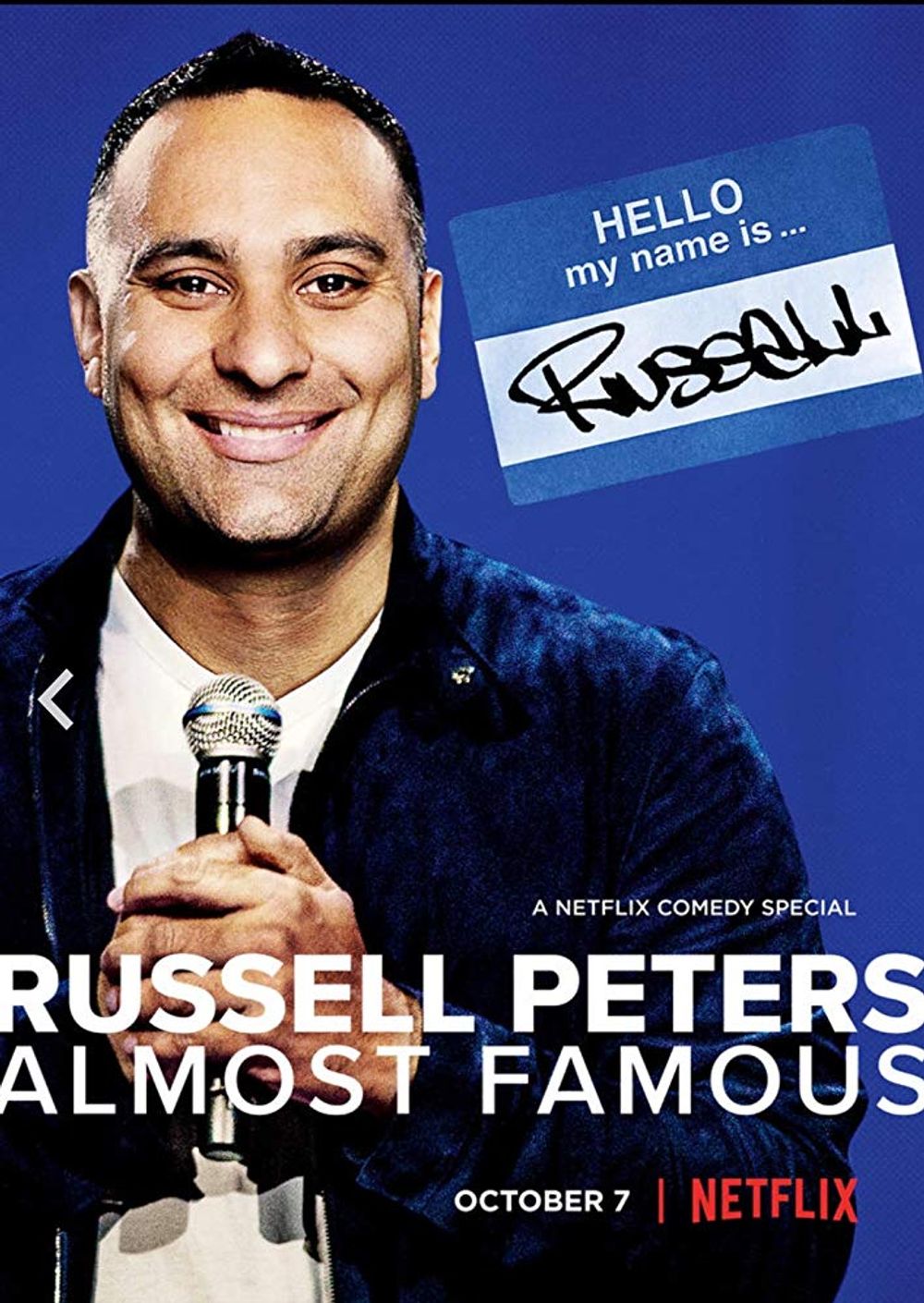 Russell Peters Almost Famous poster