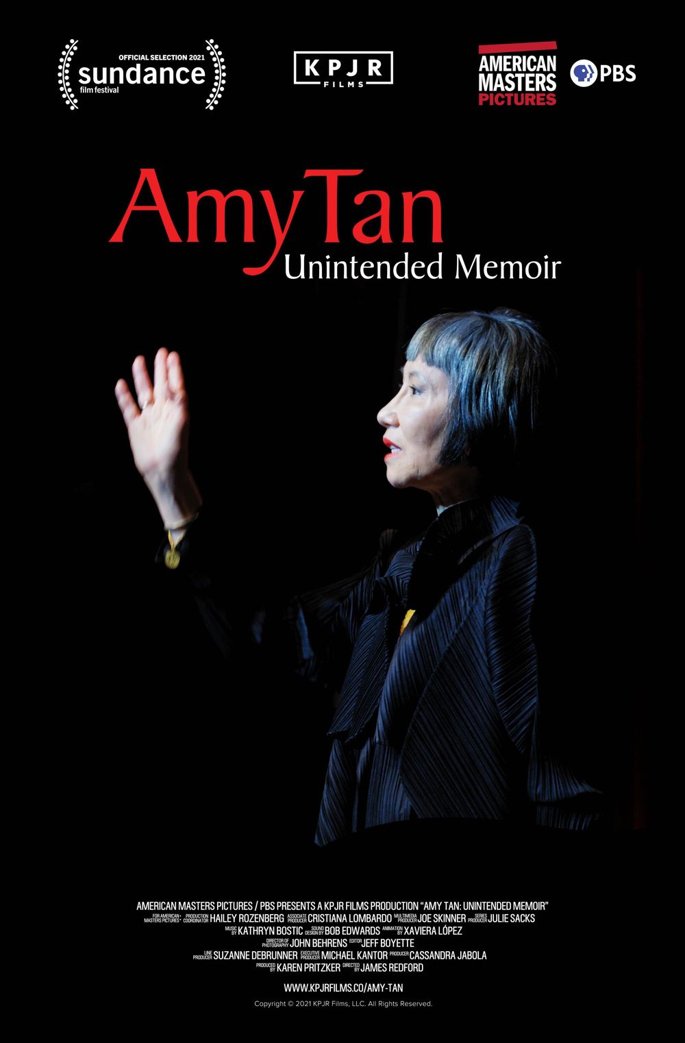 Amy Tan Unintended Memoir poster